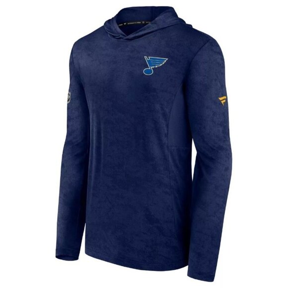 Fanatics Men's Navy St. Louis Blues Authentic Pro Rink Camo Pullover Hoodie - L - Picture 1 of 8